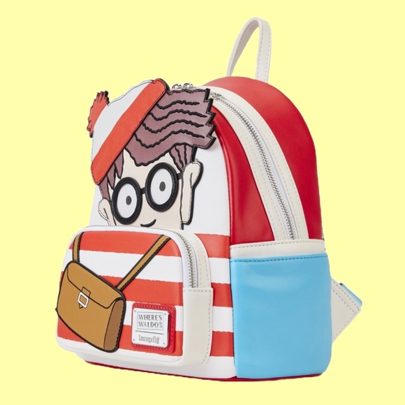 Loungefly Where’S Waldo Cosplay Mini Backpack - Picture 3 of 6